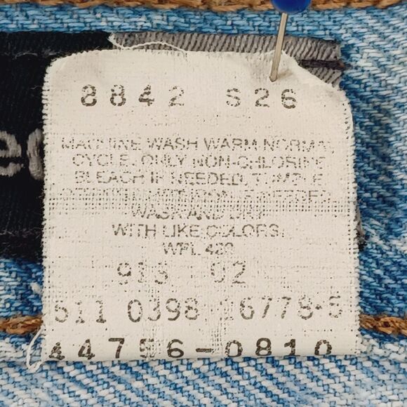 Vintage Levi's Silver Tab Straight+Relaxed Jeans Men's Size 31 USA Made '98 - Picture 6 of 14